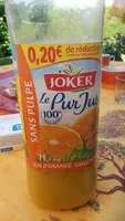 Mängden socker i Le Pur Jus d'Orange sans pulpe