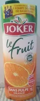 Mängden socker i Le Fruit orange sans pulpe