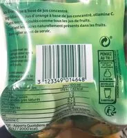 Mängden socker i Le Fruit sans pulpe orange