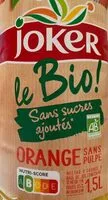 Mängden socker i Le bio orange sans pulpe
