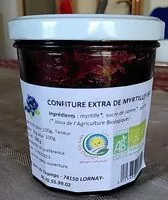 Mängden socker i Confiture extra de myrtilles bio