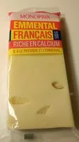 Mängden socker i Emmental Français