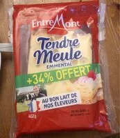 Mängden socker i Tendre meule emmental