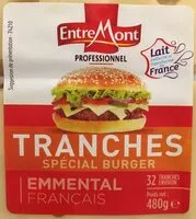 Mängden socker i Emental en tranches special burger