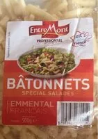 Mängden socker i Bâtonnets emmental special salades