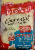 Mängden socker i Emmental râpé, extra-fin (29 % MG)