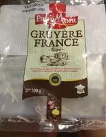 Mängden socker i Gruyere france rapé
