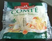 Mängden socker i Comté- fromage râpé fruité et fondant