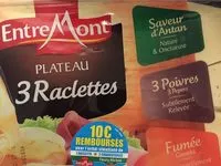 Mängden socker i Plateau 3 raclettes