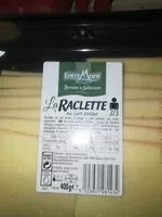 Mängden socker i La raclette au lait entier ENTREMONT Terroirs et Sélection