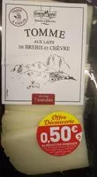 Mängden socker i Tomme au lait de brebis et de chèvre
