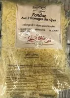 Mängden socker i Fondue aux trois fromages des alpes