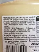 Mängden socker i Ossau Iraty