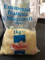 Mängden socker i Emmental francais & Mozzarella