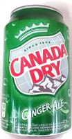 Socker och näringsämnen i Canada dry