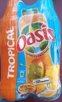 Mängden socker i Oasis Tropical