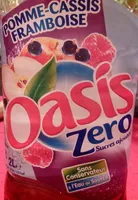 Mängden socker i Oasis zéro Pomme cassis framboise