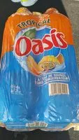 Mängden socker i Oasis Tropical - pack de 4x2L