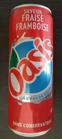 Mängden socker i Oasis Fraise Framboise