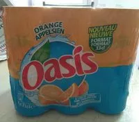 Mängden socker i Oasis orange