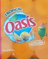 Mängden socker i Oasis tropical