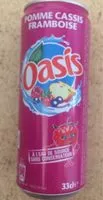 Mängden socker i Oasis Pomme-Cassis-Framboise