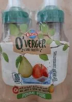 Mängden socker i O'verger pomme poire