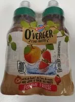 Mängden socker i o'verger pomme fraise 4*20cl