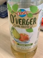 Mängden socker i O'verger - L'eau fruitée