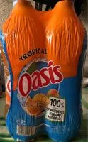 Mängden socker i Oasis Tropical 2x2L