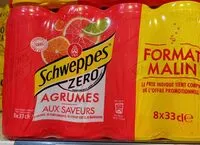 Mängden socker i Schweppes agrumes zero