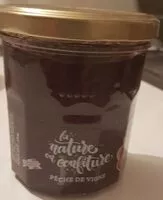 Mängden socker i Confiture de pêches de vignes