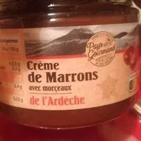 Mängden socker i Crème de marron de l'Ardèche