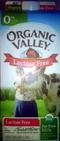 Mängden socker i Lactose free Fat free Milk