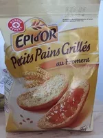 Mängden socker i Petits pains grillés