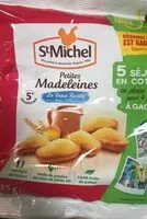 Mängden socker i Madeleine aux oeufs de poules élevées en plein air