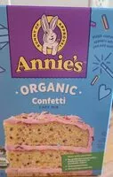 Mängden socker i Annie's organic confetti cake mix