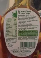 Mängden socker i Sirop d’Agave
