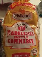 Mängden socker i Madeleine Recette de Commercy