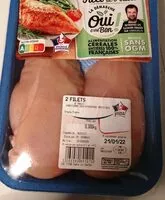 Mängden socker i Filet de poulet