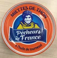 Mängden socker i Miettes de thon à l'huile de tournesol