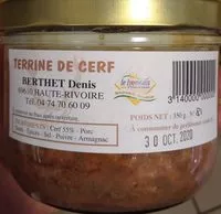 Mängden socker i Terrine de Cerf