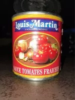 Mängden socker i Sauce tomates fraiches