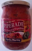 Mängden socker i Piperade au Piment d'Espelette