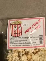 Mängden socker i Pop Corn Sucre