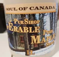 Mängden socker i Pour sirop d'erable