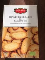 Mängden socker i Tranches grillées de baguette bio