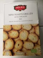 Mängden socker i Mini-toast grillés aux céréales bio