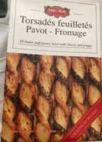 Mängden socker i Torsades feuilletés pavot fromage