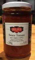 Mängden socker i Sauce Tomate aux cèpes